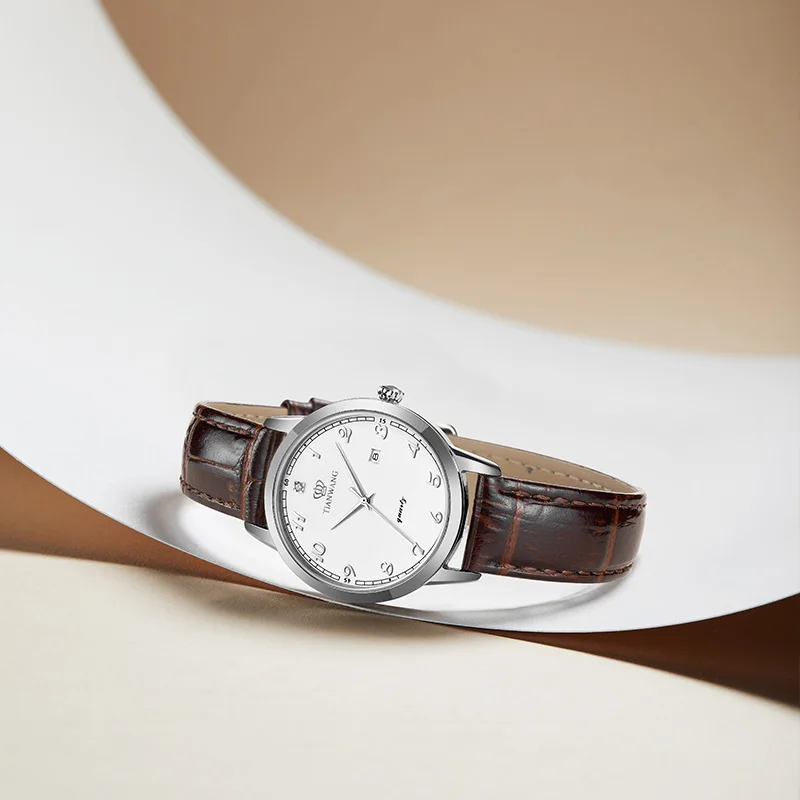 TIANWANG Women Vintage Leather Quartz Watch Elegant Classic Wristwatch Gift for Girlfriend Fashion Watches For  Woman