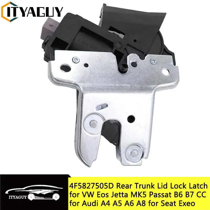 

Автомобильная защелка крышки багажника 4F5 827 505 D для VW Jetta MK5 Passat CC Eos для Audi A4 A5 A6 A8 для Seat ex4feo 5827505d