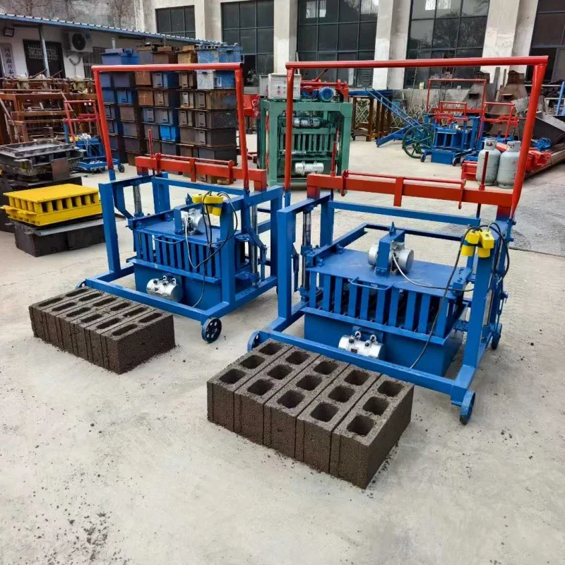 

(Морская доставка, индивидуальная комплектация) Полуавтоматический станок для производства кирпича с прямым приводом, многофункциональный станок для производства цементного кирпича, полностью автоматический.