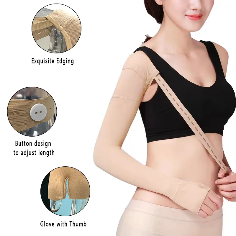 1pcs Medical Compression Chest Strap Arm Sleeve Elastic Unisex Sports Strain Sprain Rehab Nursing Shoulder Anti-Slip Bandage