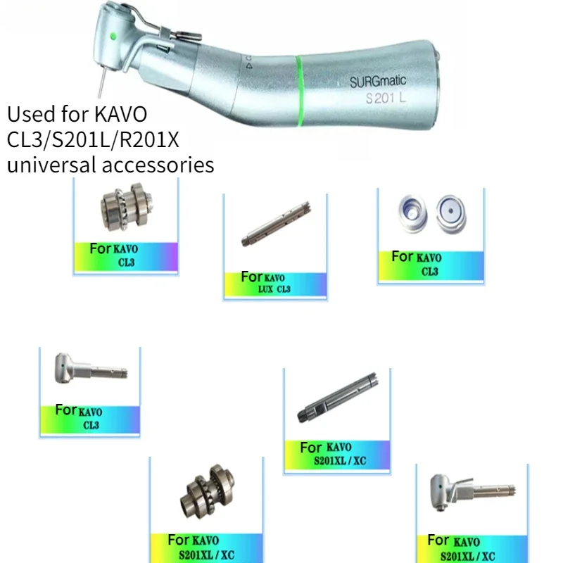 

Dental Handpiece Accessories for KV Implant Machine 20:1 Repair Parts for KAVO CL3 Kava S201XL Rotor Drive Shaft Rear Cover