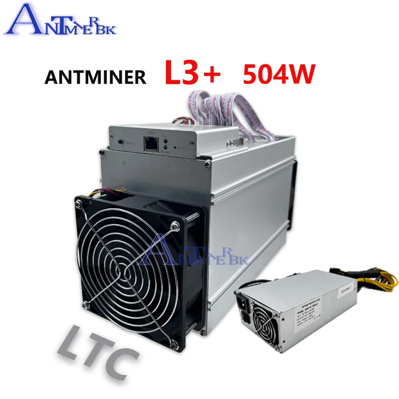 Bitmmin-segunda máquina de minería L3 + 504Mh/S, con fuente de alimentación LTC Scrypt, mejor que la ANTIMER L3 S9