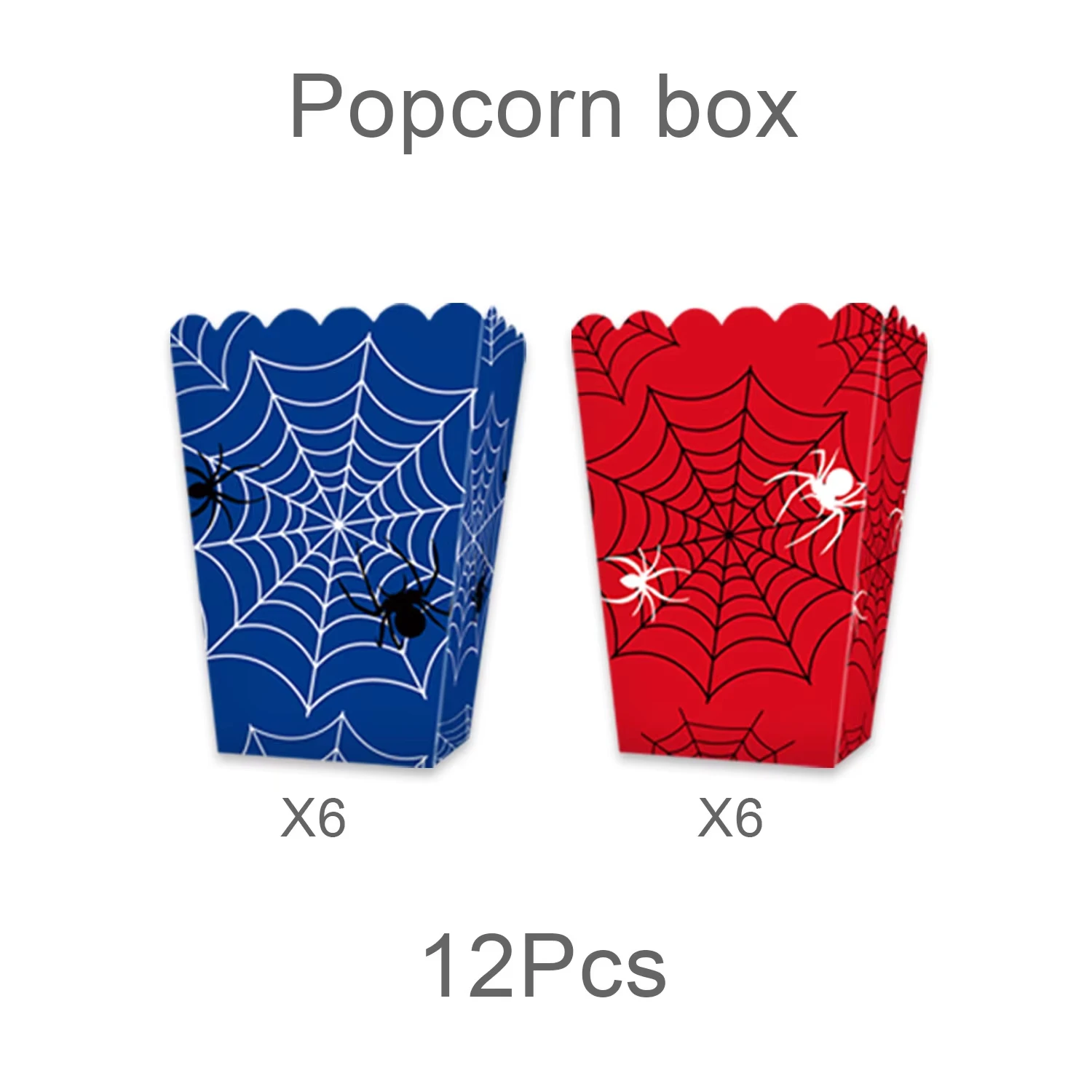 Spider Verjaardagsfeestje Decoratie Blauw Rood Spider Servies Bord Cup Banner Tafelkleed voor Babyshower Benodigdheden Feestartikelen Cadeau
