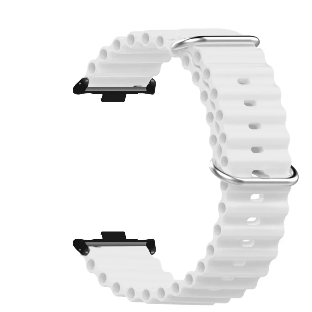 Ocean Silicone Strap For Redmi watch 4 Bracelet Watch Strap Wristband For Xiaomi band 8 pro Replacement band Accessories correa