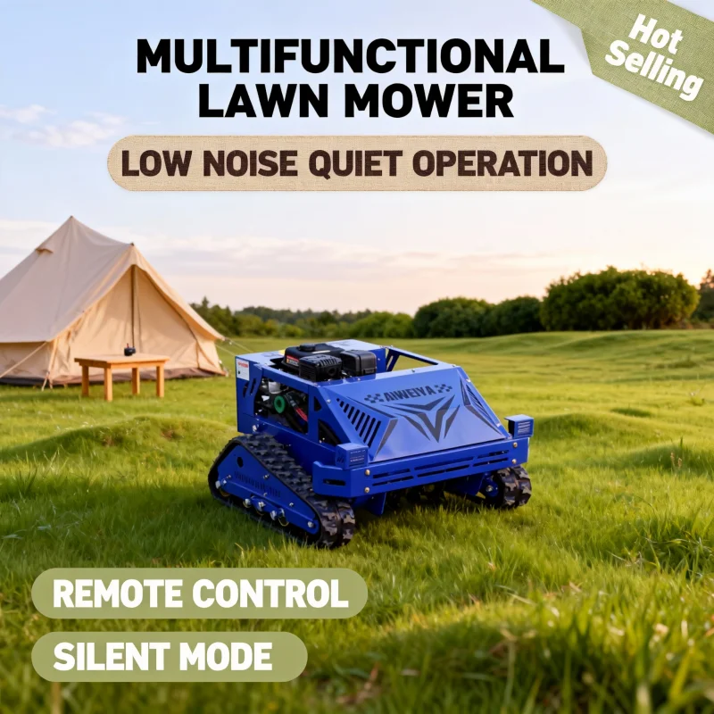 

Индивидуальный мини-гусеничный радиоуправляемый робот-газонокосилка с дистанционным управлением, сертифицированный CE для обрезки наклона и вездехода травы