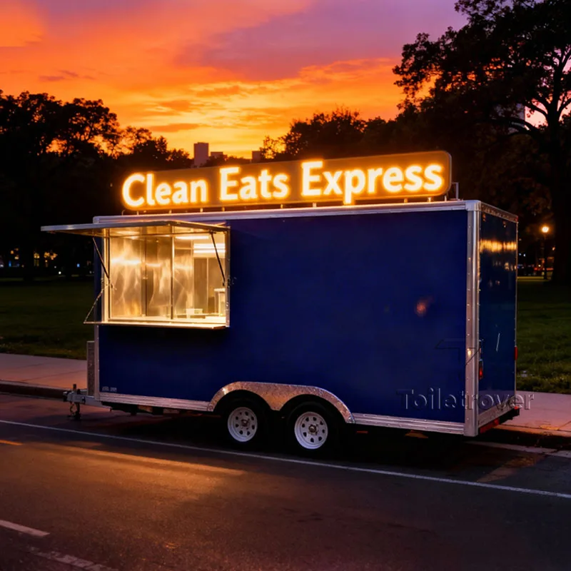 الولايات المتحدة الأمريكية القياسية الفاخرة المبيعات الساخنة التاكو البطاطس المقلية المخبوزة البطاطس ساندويتش حاوية شاحنة الغذاء التجارية