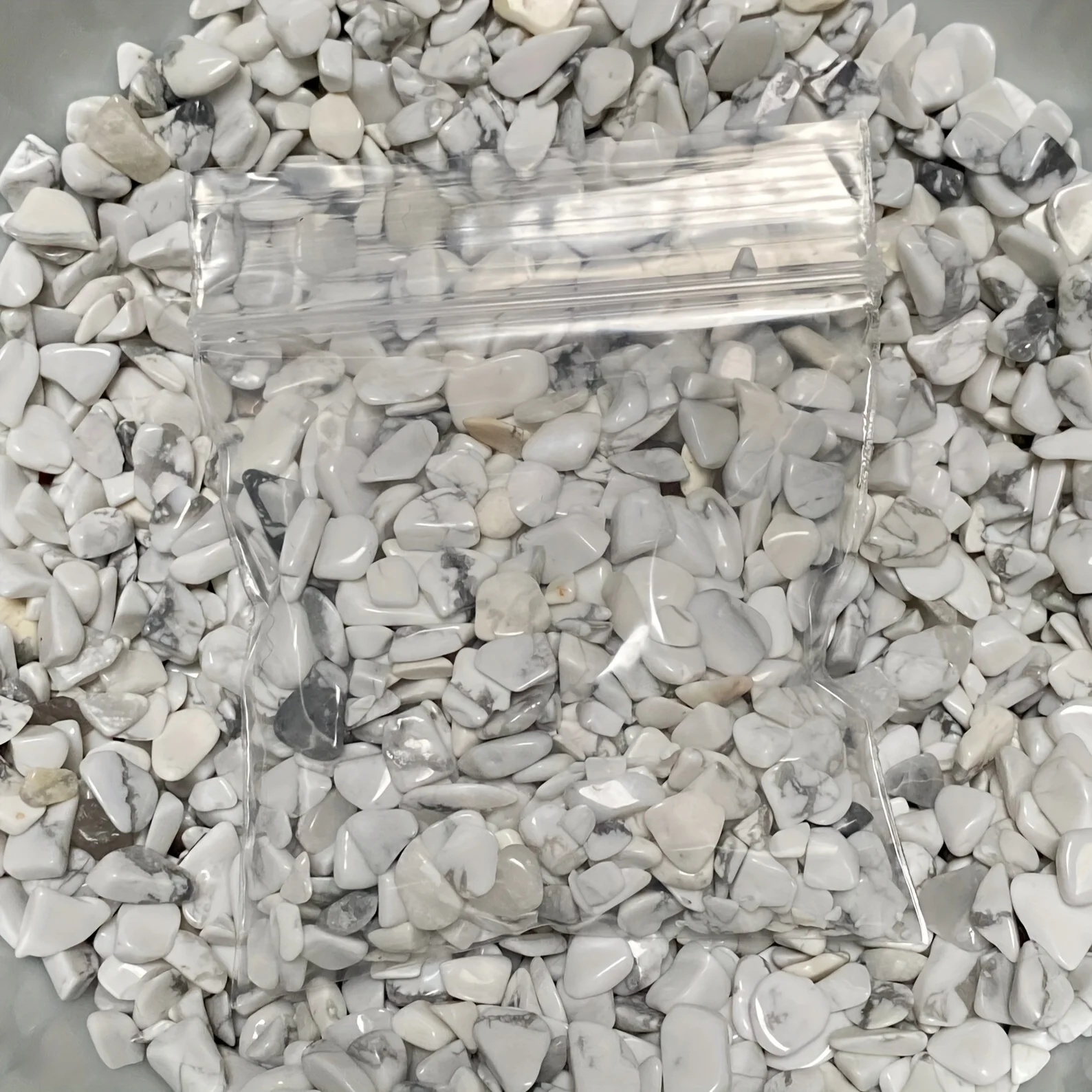 40 g/120 g natürliche Howlith-Chips |   Howlith-Kristallchips |   Edelsteine |   Kunsthandwerk |   Natürliche Kristalle |   Kunst und Kunsthandwerk |   Zauberflaschen
