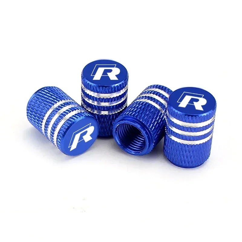 

Комплект из 4 колпачков на ниппель для шин VW 2026 Hot для Volkswagen Rline R Golf 4 5 7 Jetta CC Tiguan Touran Passat B5 B7 T-Ro
