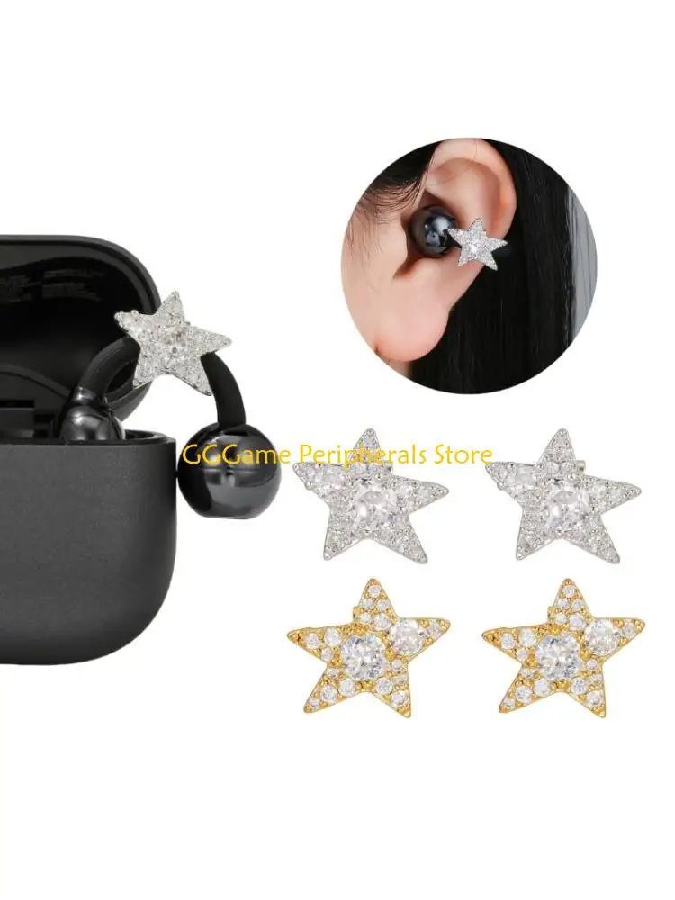 U55B Star Decorative Ear Clips for Freeclip 1/2 Earbuds Accessories Decoration