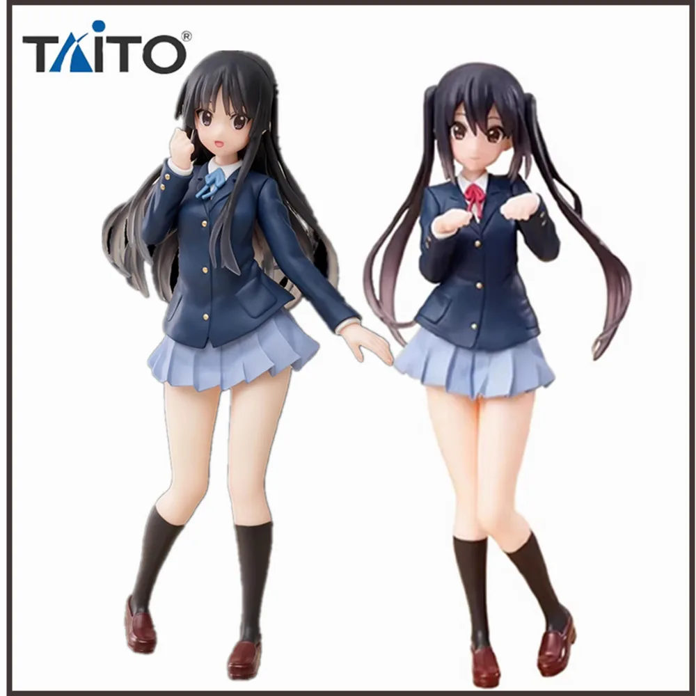 

In Stock Original Anime Figure K-ON Akiyama Mio Nakano Azusa Taito PVC Action Collector Toys Doll Gifts Model