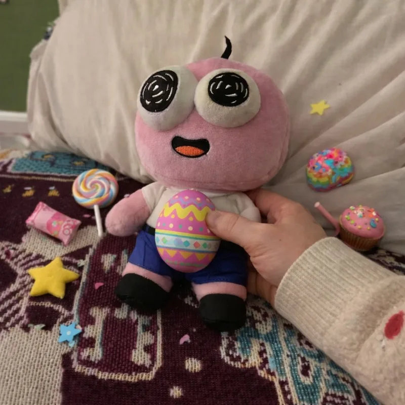 

2026 New Smiling Friends Plush Doll Cute Anime Plushie Soft Stuffed Cartoon Toy Kids Birthday Gift Room Decor