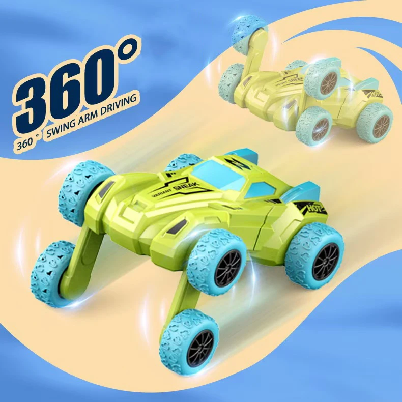 

Children's Inertia Six-wheeled Climbing Car Tumbling Stunt Buggy Boys Toy Car Will Swing Arm 360 Degrees Rotating Model Car Gift