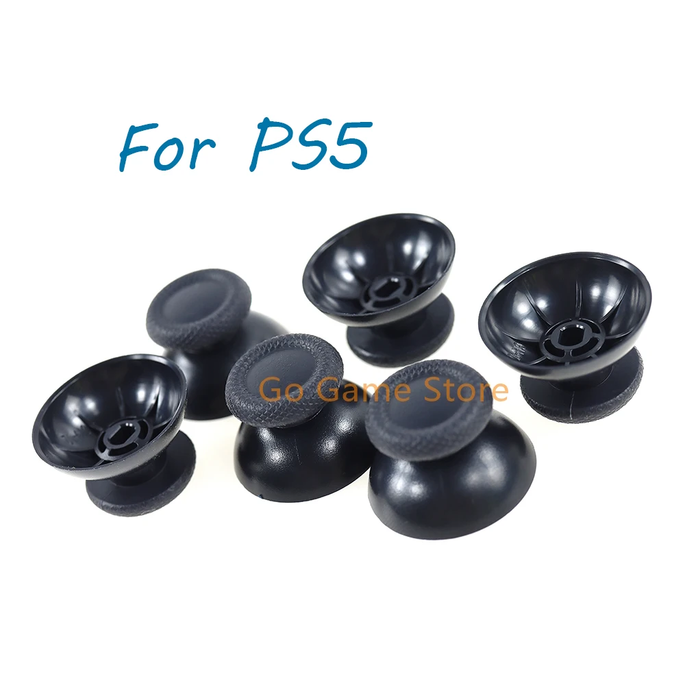 

60pcs For PlayStation 5 PS5 Controller Original Black 3D Analog Joystick Stick Mushroom Cap Thumbstick Cover