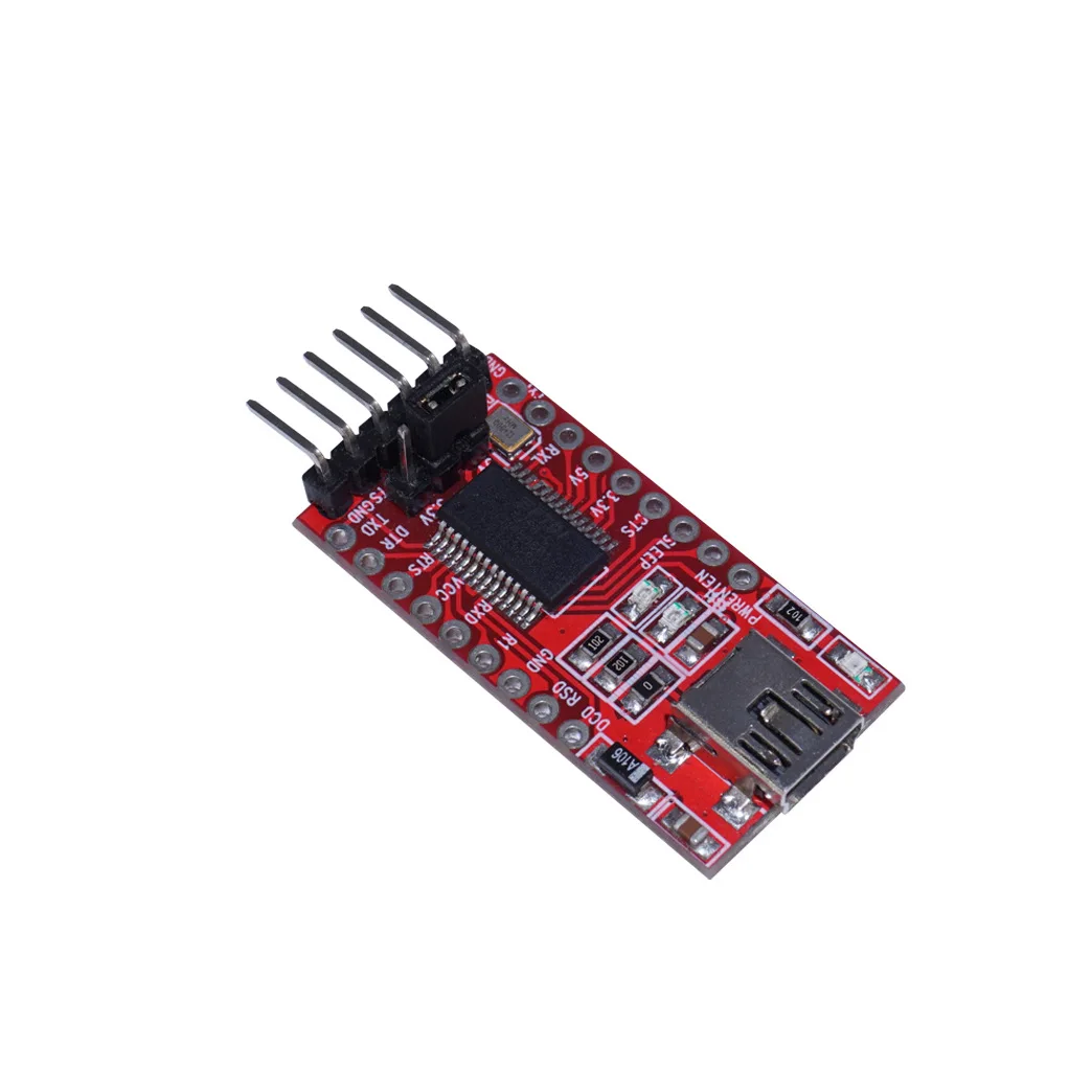 Адаптер последовательного преобразователя USB в TTL Burner FT232RL FTDI для Arduino