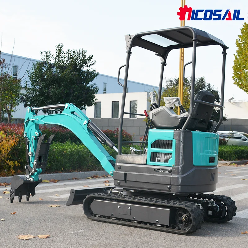 The Mini 1.8 Ton Digger Mini Micro Excavator Color Diverse Choose Mini Excavators Crawler Equipment