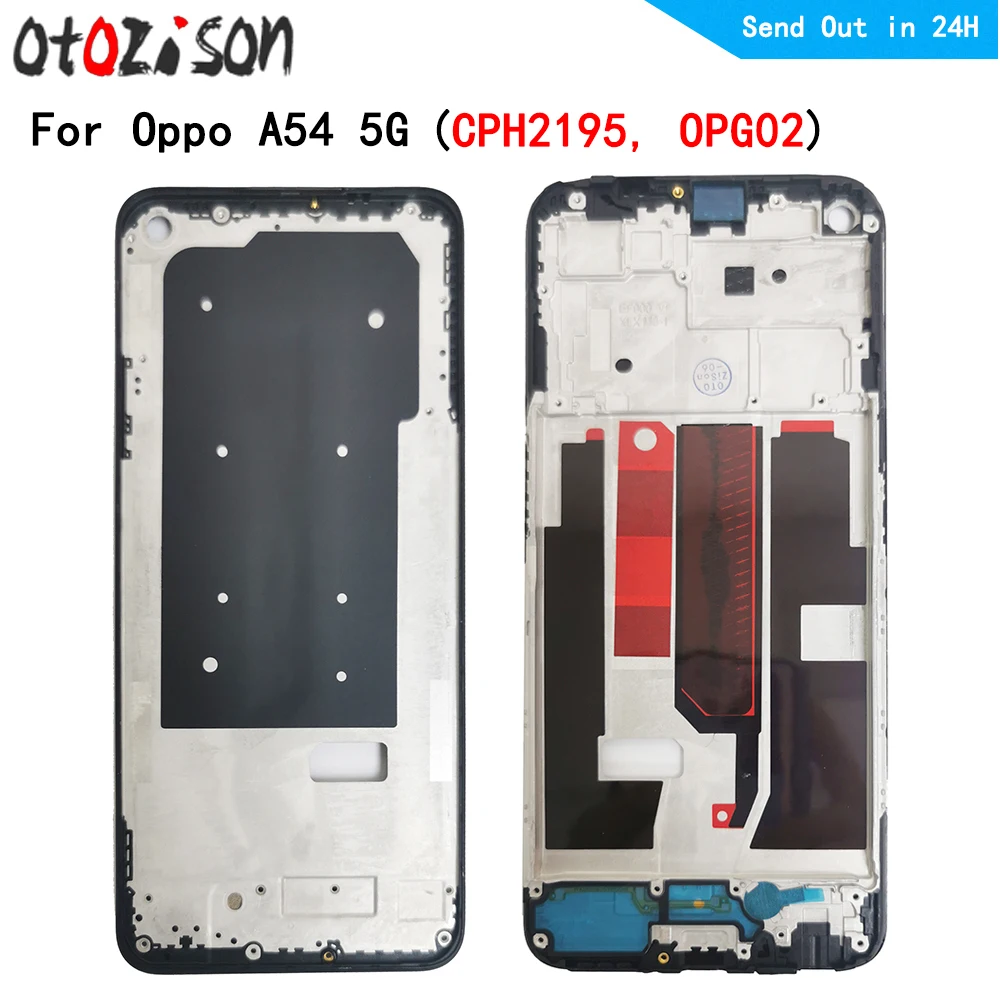 Housing Middle Frame LCD Bezel Plate Panel Chassis For Oppo A54 5G CPH2195, OPG02 Phone Middle Frame