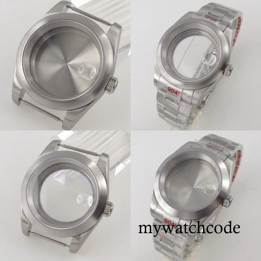 

39mm Whole Brush Round Bezel Watch Case for NH34 NH35 NH36 NH38 NH70 NH72 ETA2824 PT5000 ST2130 10bar Steel