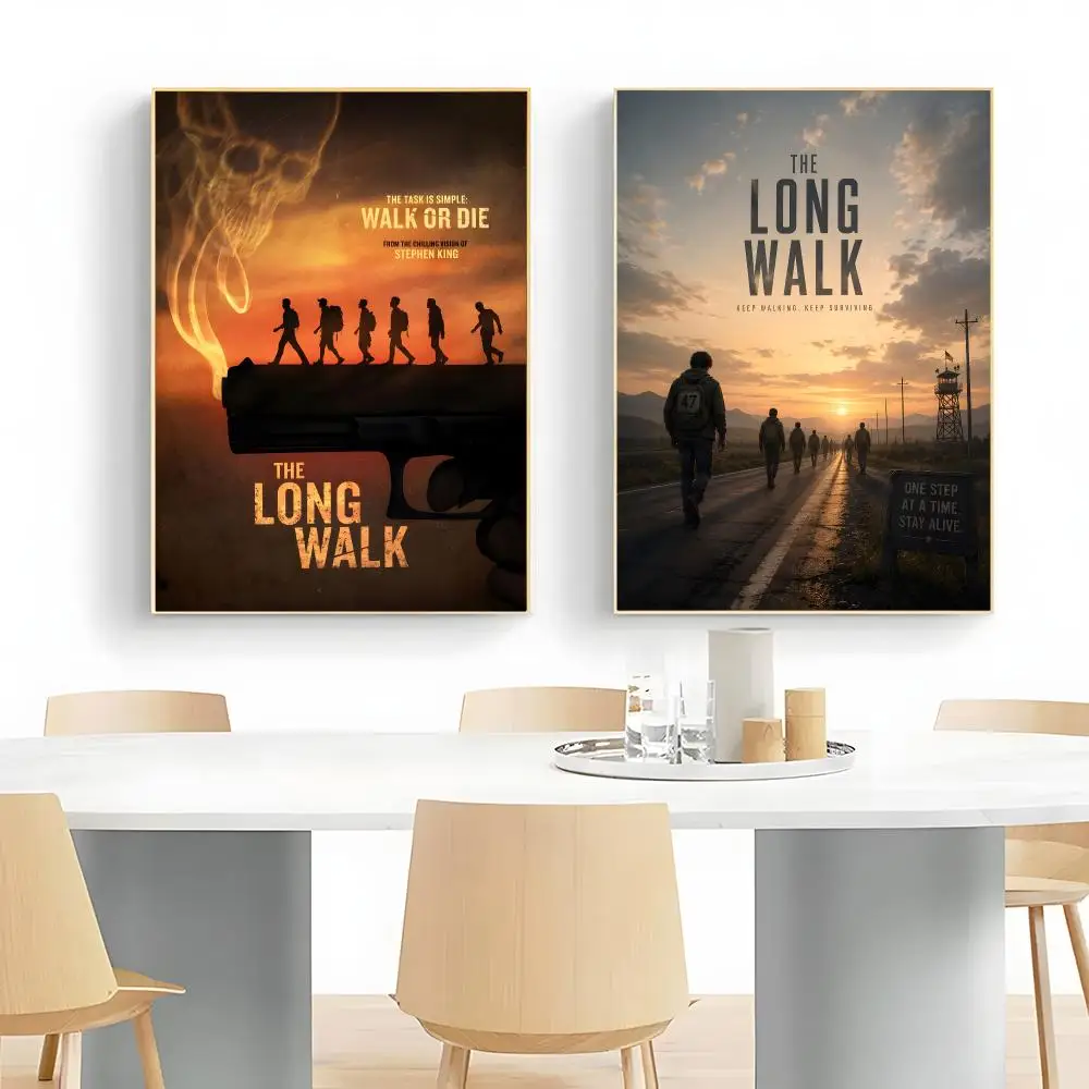 Somber Novel T-The Long Walk Poster Wall Art Print Decorative Mural Home Decor Gift Unframed