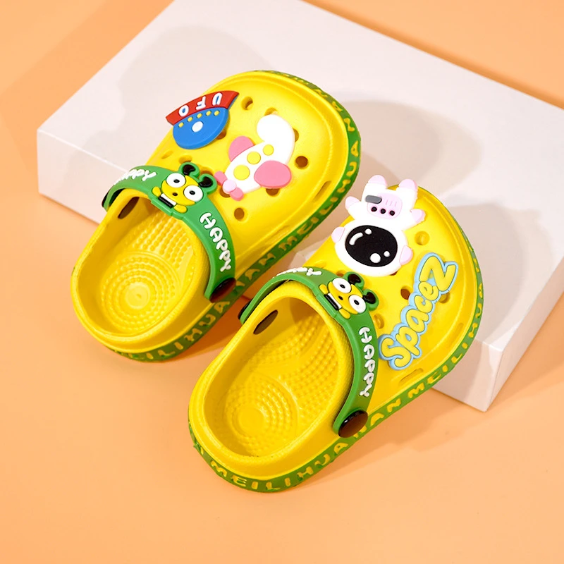 Zapatillas de EVA para niños y niñas, sandalias ligeras de suela suave, decoración del hogar, Verano