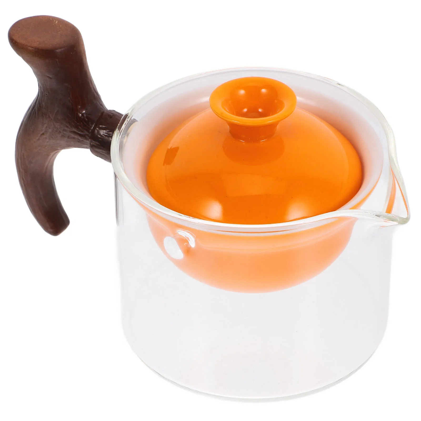 

Side Handle Teapot Ceramic Tea Making Pot 360 Small Tea Kettle Filter Vintage Teaware Home Kitchen Barware Easy Clean Practical