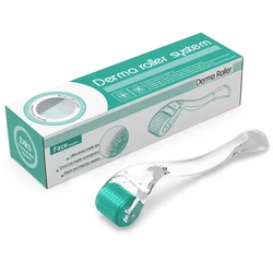 DRS 192 Derma Roller Medical Grade 192 Agulhas Titanium Microneedling Therapy Dermaroller para rosto Cuidados com a pele e crescimento do cabelo