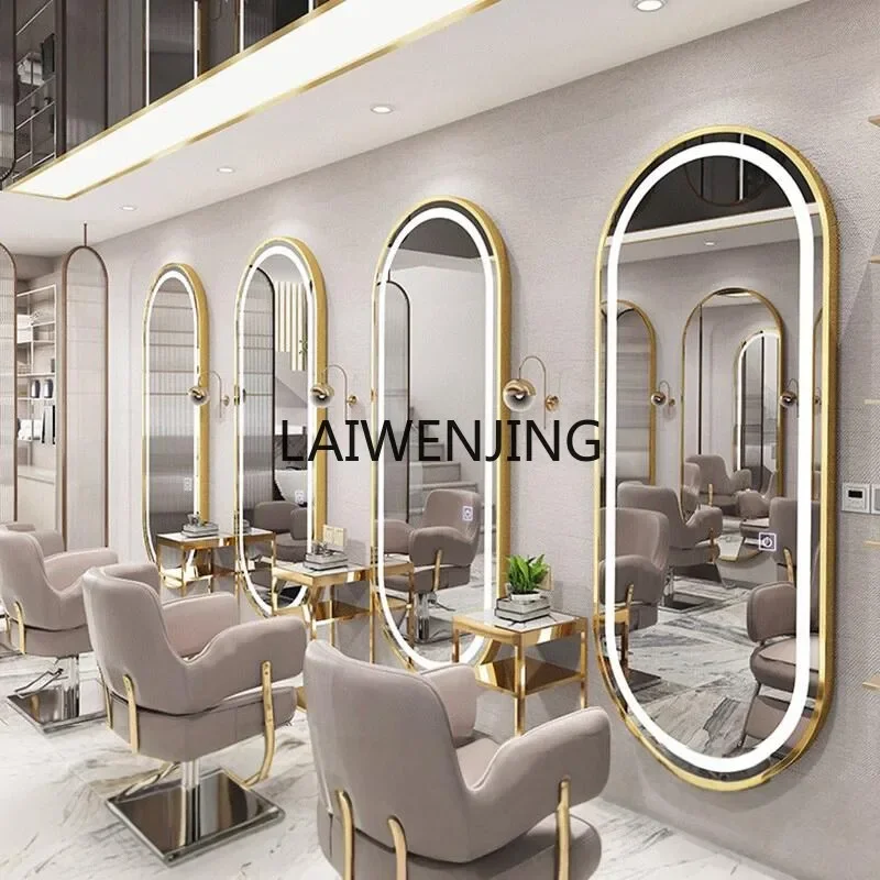 MJY Barber Shop Taichao Perm and Dyeing Mirror Hair Salon Special Floor-to-Floor Full Body Mirror