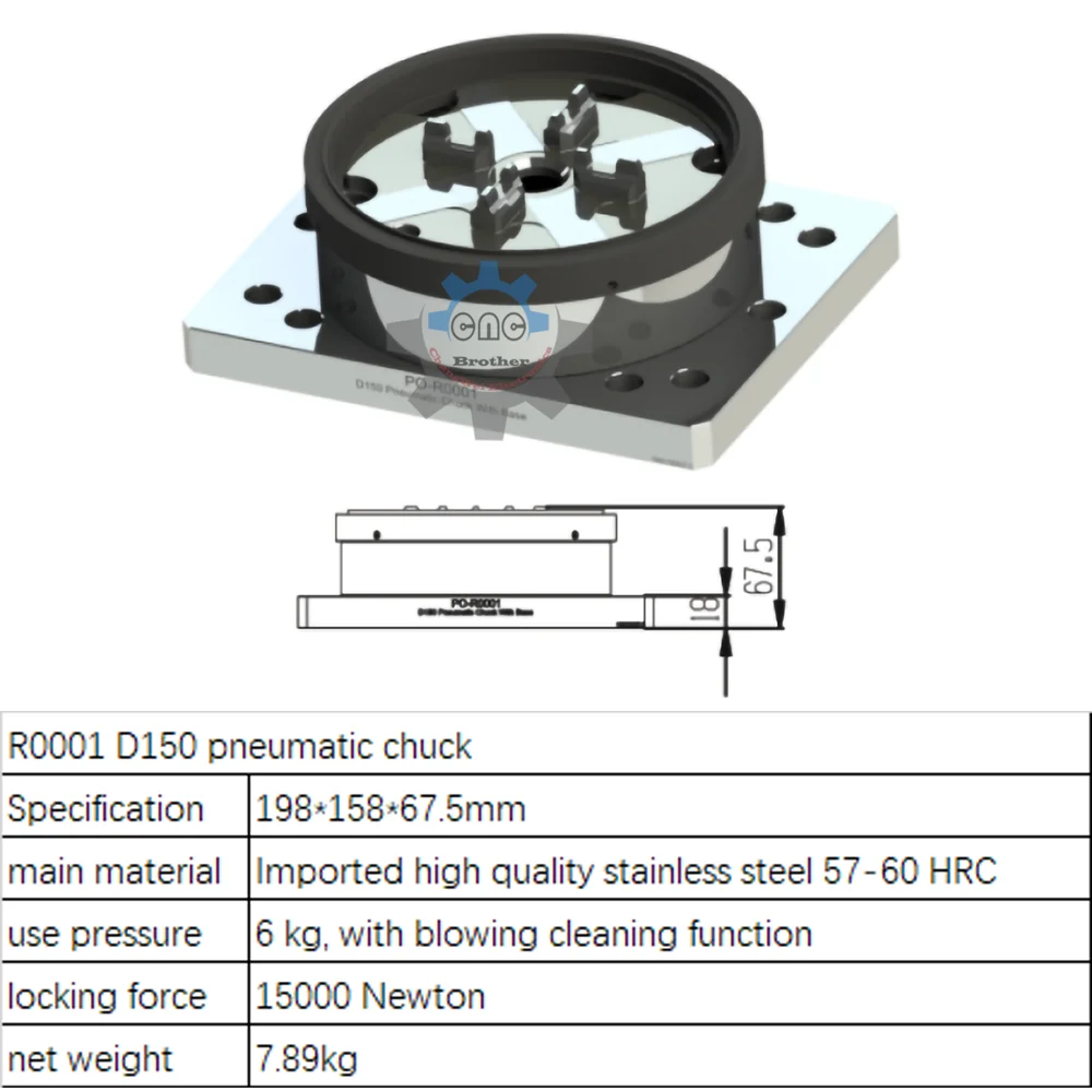 

Precision CNC Engraving Chuck with D100 Curved Head for Efficient Electrode Clamping on EDM Spark Machines - Suitable for ER/3R