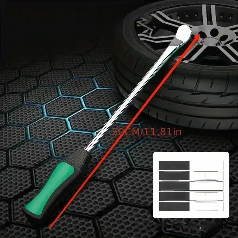 30/37cm aço cromo vanádio motocicleta pneu alavanca haste de elevação multifuncional resistente pneu de carro pé de cabra resistente ao desgaste anti-deslizamento