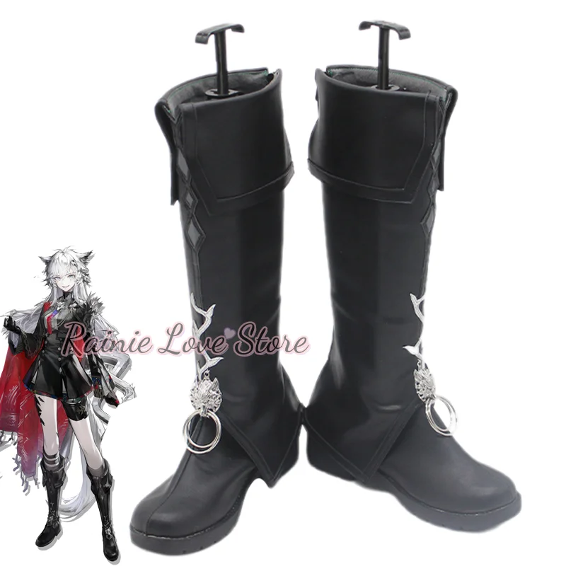 Arknights Lappland The Decadenza Cosplay Shoes Boots Lappland Cosplay Shoes Anime Party Uniform Hallowen Play Role Clothes