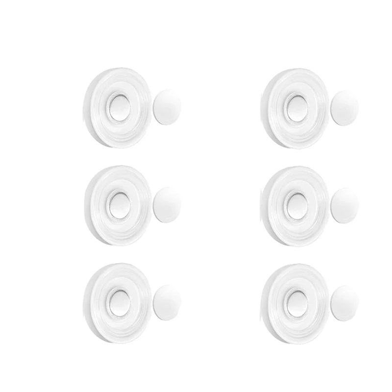 

6-Pack Magnetic Wall Mount Remote Control Organizer, Sturdily Holds With Self-Adhesive, Perfect For Flat Surfaces