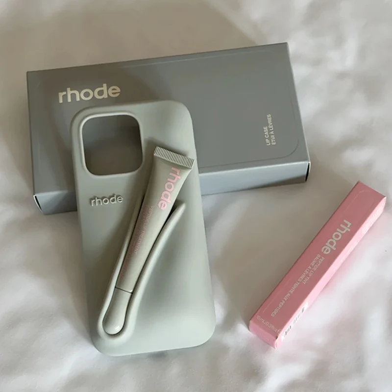 حافظة هاتف Rhode Autumn Limited Edition لهاتف iPhone 17 16 15 14 13 12 11 Pro Max Plus 16E صندوق أحمر الشفاه الهوائي مع ملمع الشفاه #3