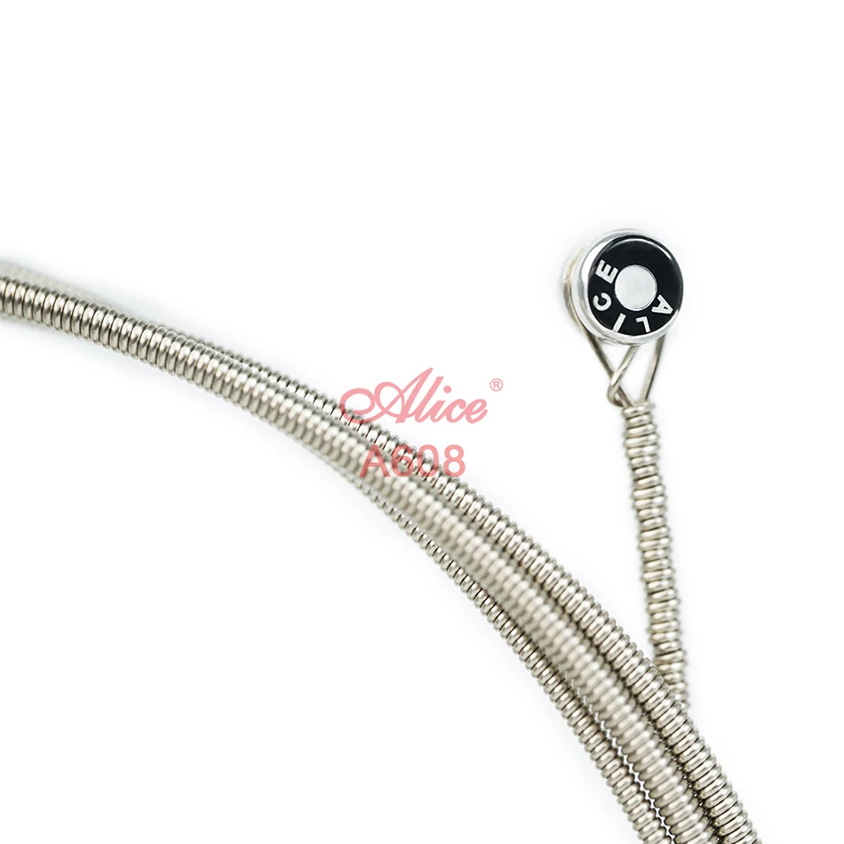 Alice A608 Electric Bass String 4 string set Hexagonal Core Nickel Alloy Wound M-L For Choose