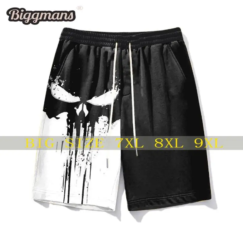 

Biggmans Plus Size L-9Xl Men's Shorts Clothing Fo Summer Leisure Sports Fashion Hiphop Multiple Color Prints 7XL 8XL 9XL