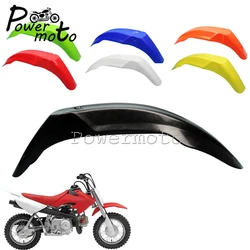 Front Fender Motorcycle Enduro Off Road Black Protector For Honda XR CRF 50 230 250 450 650 Universal 7 Colors Wheel Mud Guards
