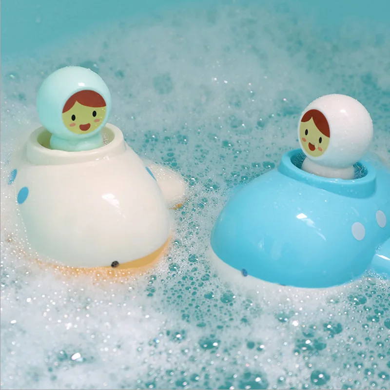 

Children Bath Water Playing Toys Chain Boat Swim Floating Cartoon Submarine Infant Baby Early Education Bathroom Beach Gifts