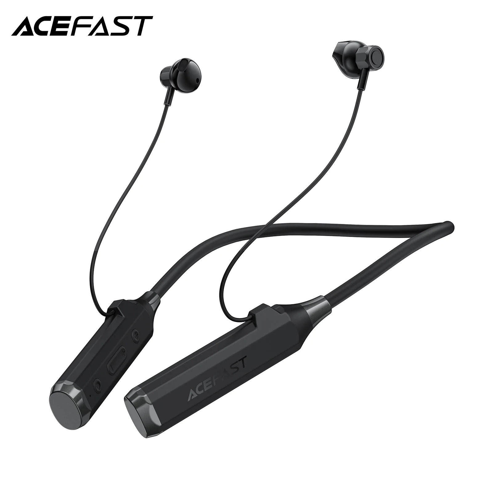 

ACEFAST Bluetooth 5.4 Wireless Neckband Earphones 120H Music Time in-Ear Magnetic Sport Earbuds Game Low Latency Supoort TF Card