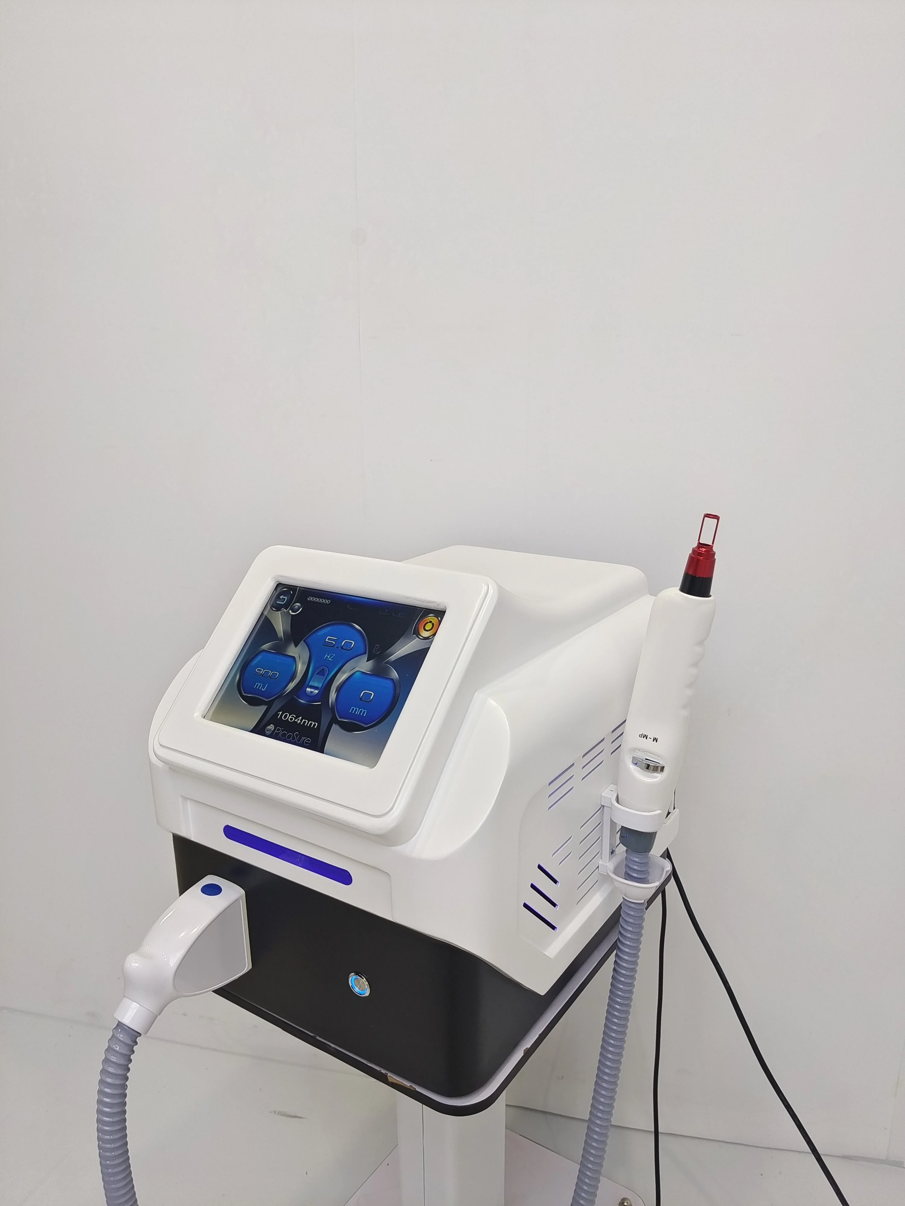 ماكينة محمولة بقدرة 4000 وات دي ريتريه دي تاتواج دي ليزر دي بيكو دي 532 نانومتر 1064 نانومتر 1320 نانومتر 5 بوصة Nd: ماكينة ياج دي ريتريه دي تاتوا