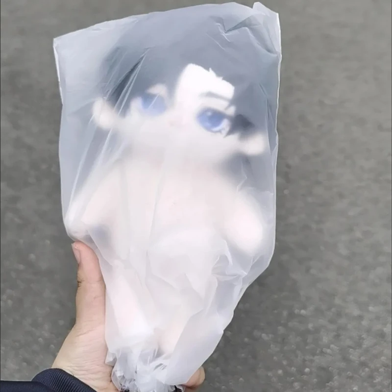 

20cm Anime No Attributes Grayson Kawaii Cosplay Soft Cotton Doll Body With Skeleton Cartoon DIY Dress Up Toy Figures Fans Gifts