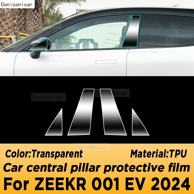 Voor Zeekr 001 Ev 2024 Versnellingsbak Paneel Navigatiescherm Auto Interieur TPU Beschermfolie Cover Anti-Kras Sticker