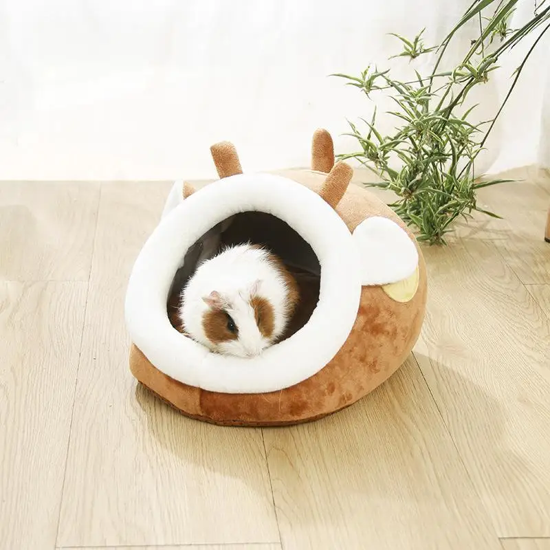 Cat Bed House Kennel Nest Round Pets Sleeping Cave Kitten Beds Pet Basket Cozy Kitten Lounger Cushion Cat House Tent Dog House