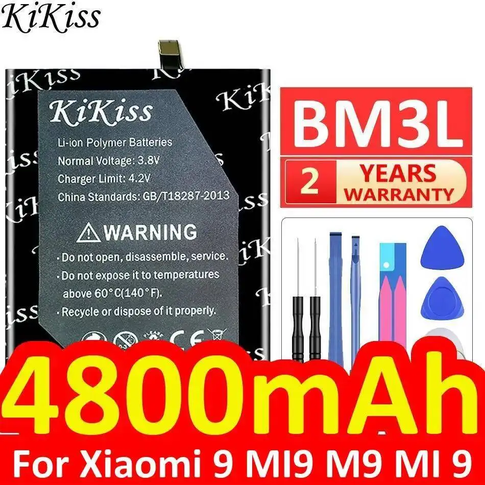 

Mobile Phone Battery BM3L Durable High-Capacity For Xiaomi 9 MI9 M9 MI 4800Mah
