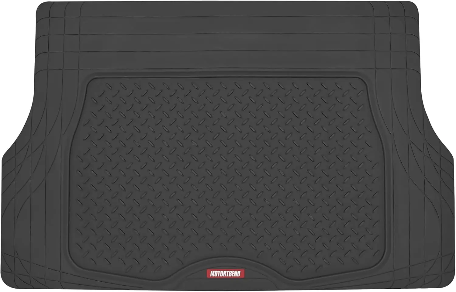 

Heavy Duty All Weather Cargo Liner Floor Mats for Car Truck SUV, Trimmable to Fit Trunk, Black 31.5" x 50"