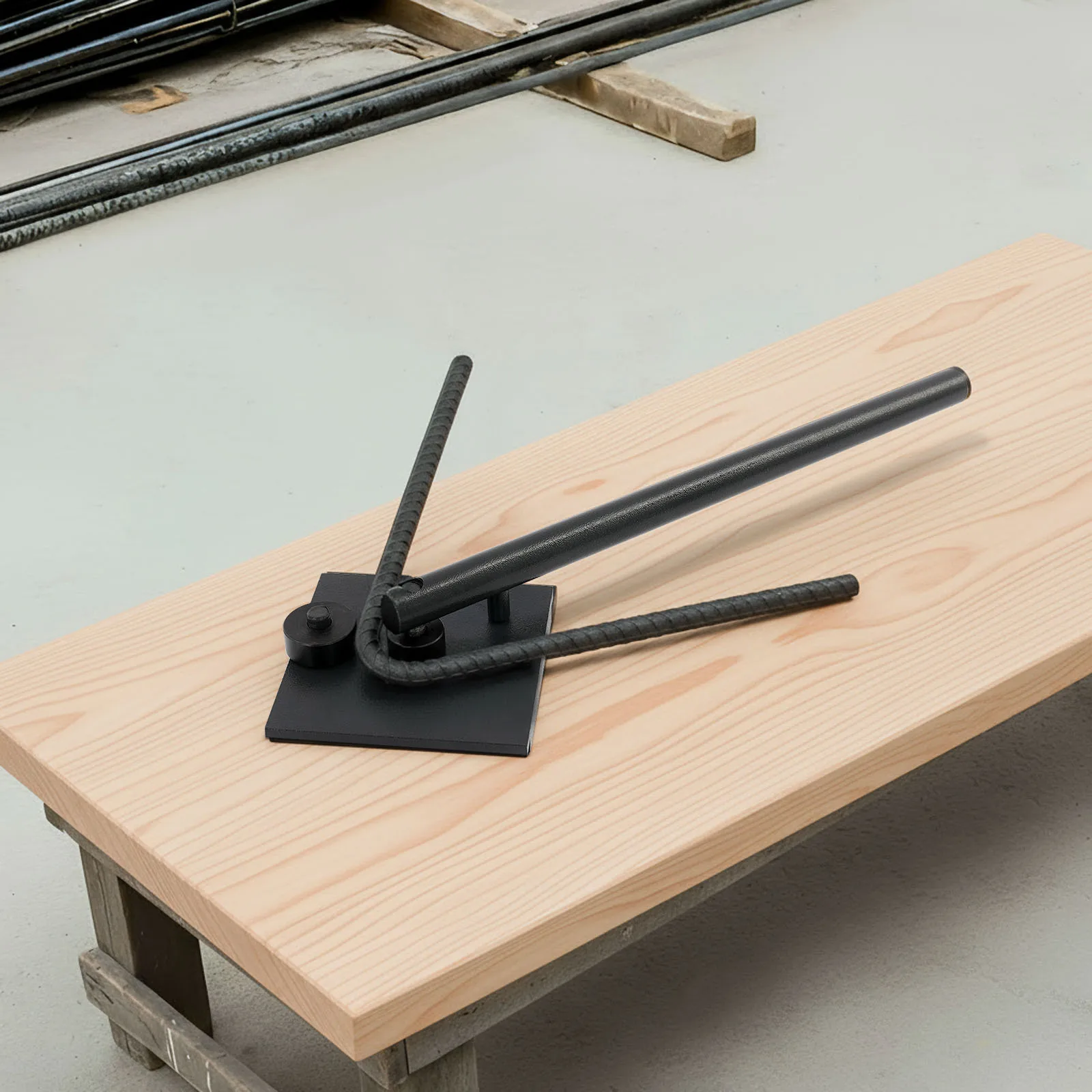 أداة ثني القضبان الفولاذية اليدوية أداة آلة ثني القضبان الفولاذية مناسبة للمباني الصناعية وورش عمل الصيانة