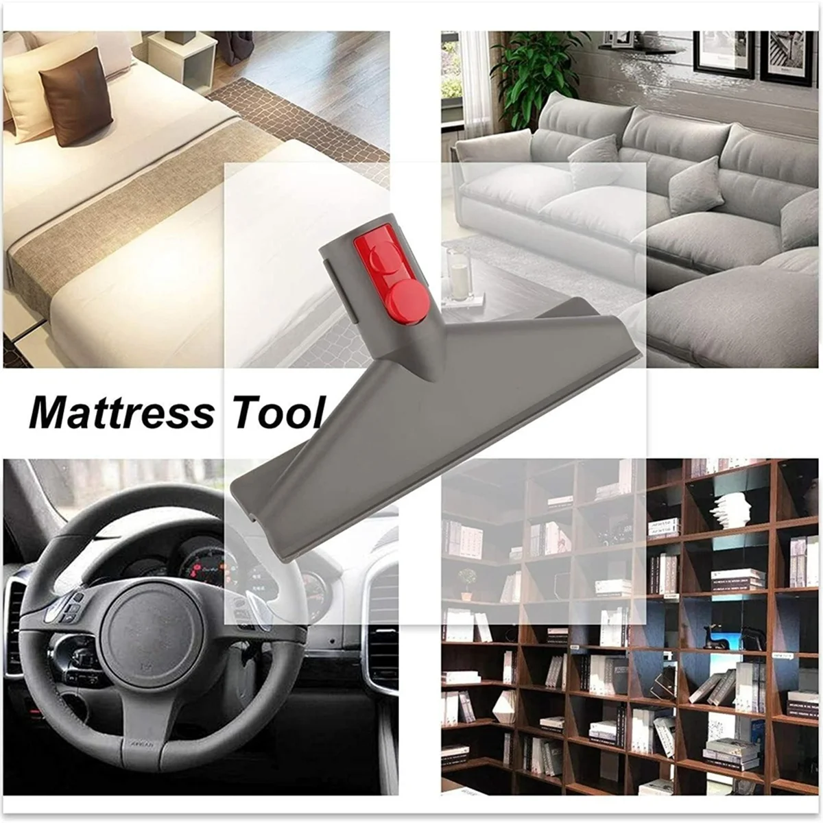 The New Mattress Tool+ Flexible Extension Hose Kit for V15 V12 V8 V11 V10 V7 Absolute Detect Cordless Vacuum Attachment