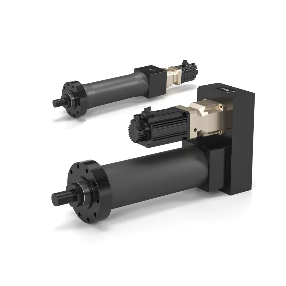 

Сверхмощный электрический цилиндр с сервоприводом с линейным возвратом и большой тягой, горизонтальная установка, 2/3/4 тонны для промышленного использования