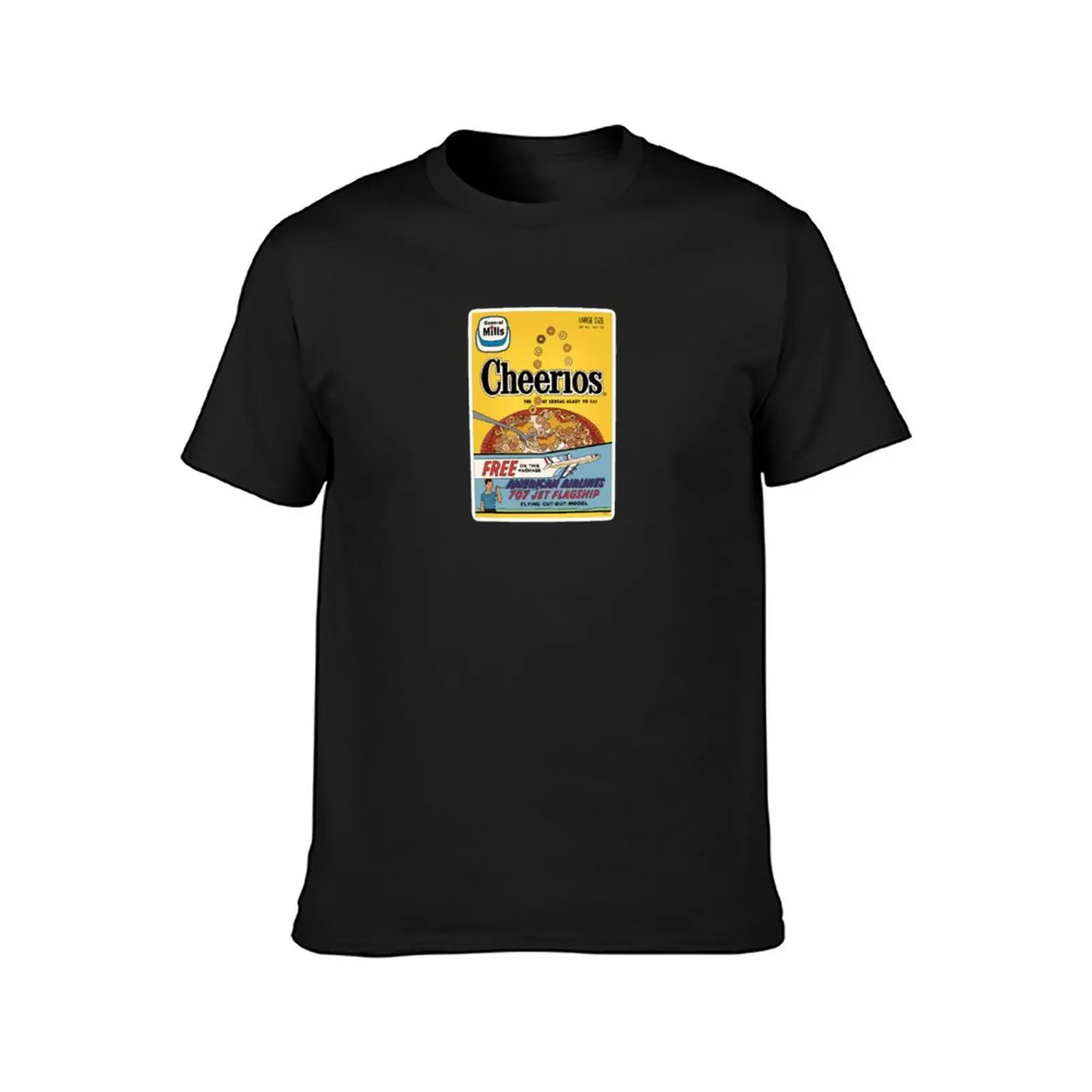 Cheerios Vintage Cereal Box T-Shirt cute clothes quick drying oversized new edition mens plain t shirts