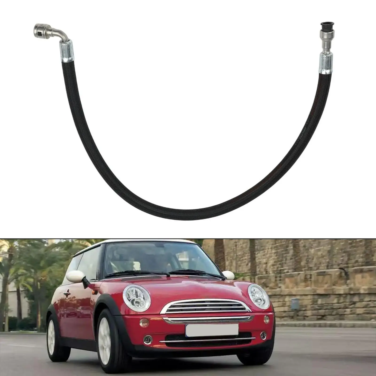 13537605189 Fuel Feed Pipe Wear-resistant Pipe Quick Installation Feature Lightweight ABS Material Car Maintenance For Mini R56