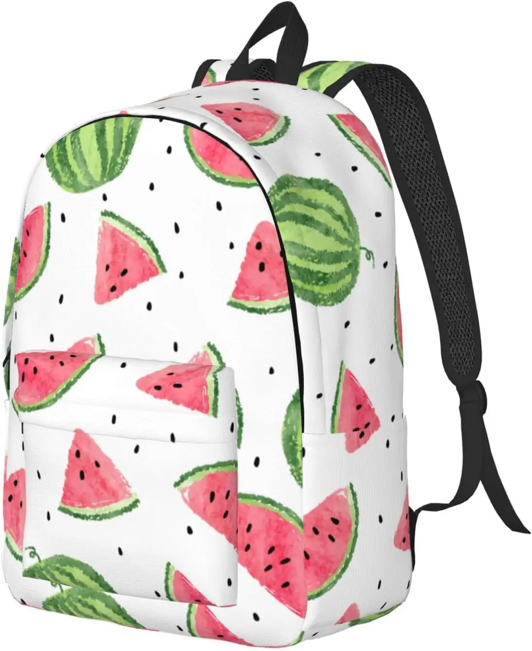 Backpack Casual Lightweight Watermelon Laptop Backpack Men Women Travel Bag Outdoor Canvas Daypack