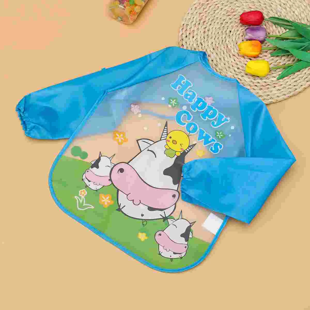 Bibs Kid Painting Three-dimensional Disposable Cartoon Baby Toddlers Apron Child Waterproof