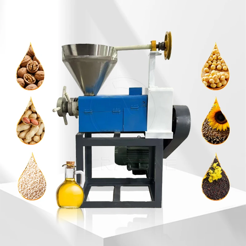 High-Efficiency Semi-Automatic Oil Press 30-50 Kg/h